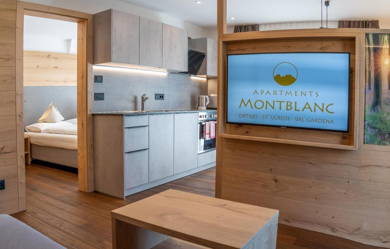 Apartments Montblanc Seceda Ortisei Kültér fotó